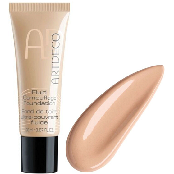 Artdeco Fluid Camouflage Foundation langanhaltende Make-up 15 Neutral / Natural Sand 20 ml