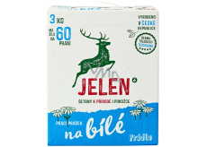 Jelen mýdlový prací prášek krabice na bílé prádlo 60 dávek 3 kg