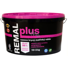 Remal Plus hochdeckende Wandfarbe 15 + 3 kg Remal Plus hochdeckende Wandfarbe 15 + 3 kg