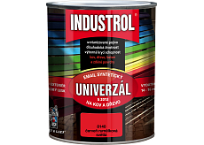 Industrol S2013 universell glänzende Deckfarbe für Metall und Holz, 8140 Hellrot, 600 ml