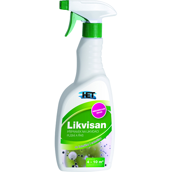 Het Likvisan Mittel zur Beseitigung von Schimmel und Algen, 500 ml