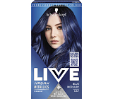 Schwarzkopf Live Urban Metallics Haarfarbe Metallic Blau U67, 60 ml