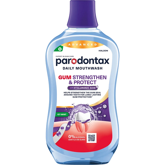 Parodontax Icy Mint Mundwasser zum Schutz des Zahnfleisches, 500 ml