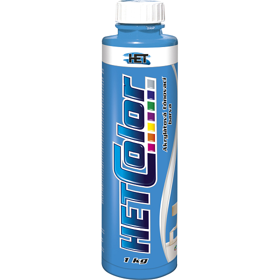 Het Hetcolor malířská tónovací barva, 0410 světle modrá, 1 kg