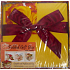 Anděl Faltbare Geschenkbox mit Band und Namensschild 15 x 15 x 15 cm