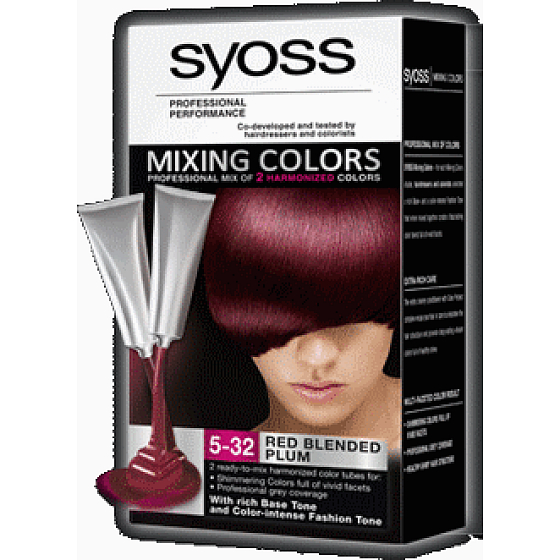 Syoss Mixing Colors lang anhaltende Haarfarbe 5-32 Mix aus roten Pflaumen