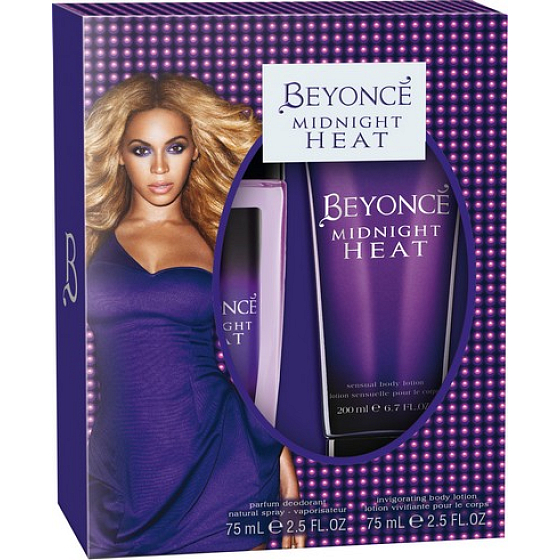 Beyoncé Midnight Heat parfümiertes Deodorantglas für Frauen 75 ml + Körperlotion 75 ml, Kosmetikset
