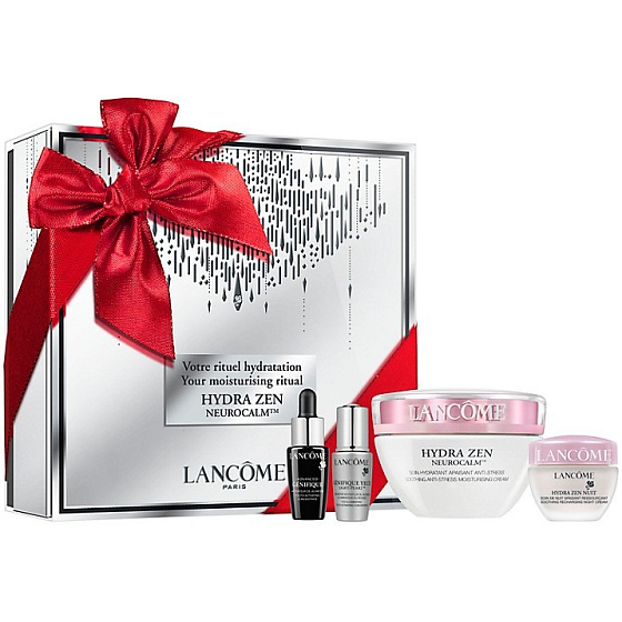 Lancome Hydra Zen Neurocalm Feuchtigkeitscreme 50 ml + Nachtcreme 15 ml + Serum 7 ml + Augenkonzentrat 5 ml, Kosmetikset