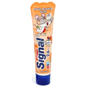 Signal Kids Buble Gum 2-6 Jahre mit Kaugummi-Zahnpasta für Kinder 50 ml