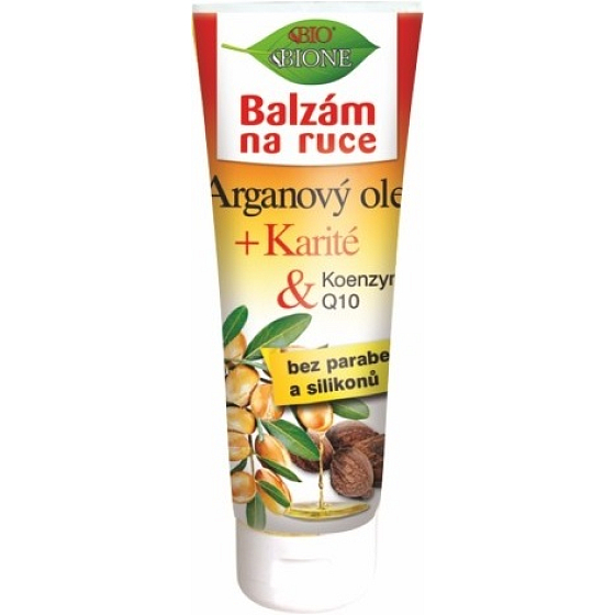 Bione Cosmetics Arganöl & Karité & Coenzym Q10 Handbalsam für alle Hauttypen 205 ml
