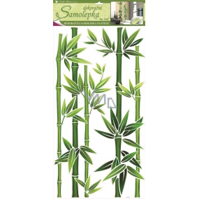 Bambus Wandaufkleber grün 60 x 32 cm