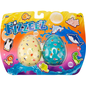 EP Line Fizzeez Surprise Sparkling Eggs 2 Stück verschiedene Sorten, empfohlen ab 3 Jahren
