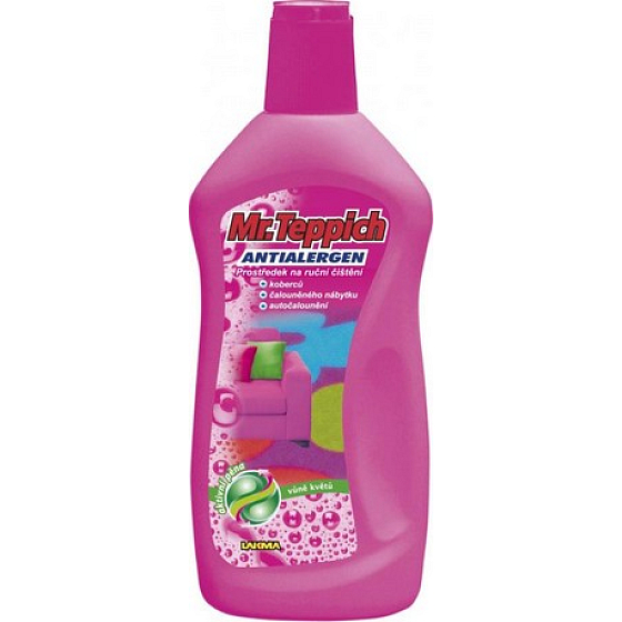 Herr Teppich Teppichreinigungsmaschine mit Blumenduft zur Reinigung und Fleckentfernung von Teppichen 500 ml