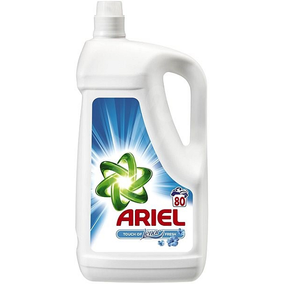 Ariel Touch of Lenor Frisches flüssiges Waschgel 80 Dosen 5,2 l