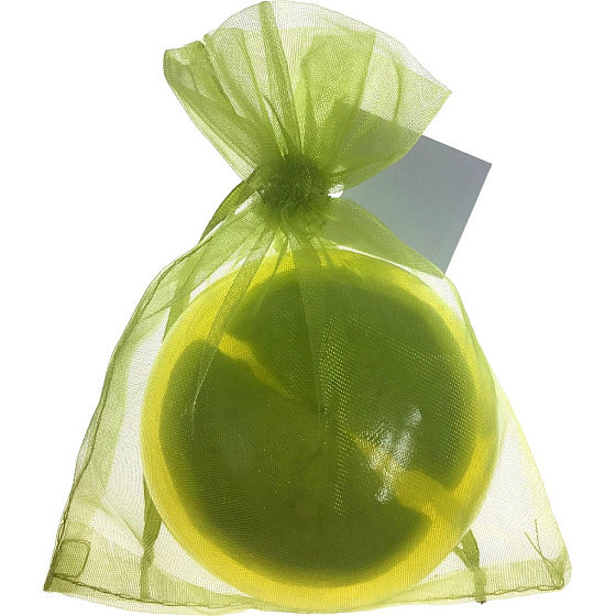 Duftende Glycerinseife in weichem Organza Fruchtkalk 140 g