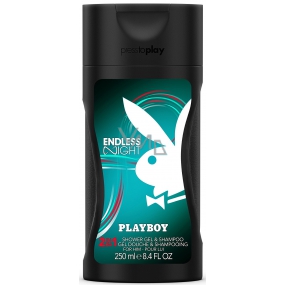 Playboy Endless Night für Ihn 2 in 1 Duschgel für Männer 250 ml