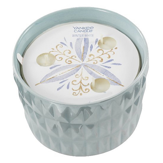 Yankee Candle Winter White - White Winter Spezialkollektion Winter Wish 3 Docht Duftkerze 773 g