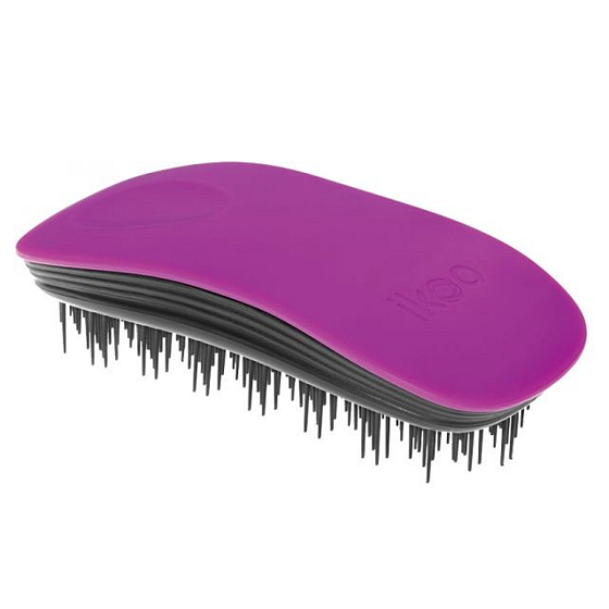 Ikoo Home Paradise Haarbürste nach chinesischer Medizin Sugar Plum Black Pflaumenschwarz