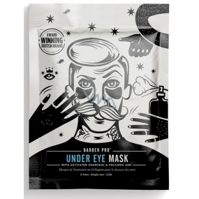Barber Pro Gesichtsmaske mit Aktivkohle und Vulkanasche für Männer 3 x 3,5 ml