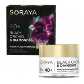 Soraya Black Orchid Black Orchid + Anti-Falten-Creme mit Diamantpulver für Tag / Nacht 40+ 50 ml