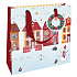 Nekupto Geschenk Papiertüte Luxus 18 x 16 cm Weihnachtshäuser WLIS 1970