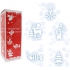 Weihnachtsschnee mit 10 Schablonen Spray 150 ml