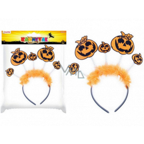 Rappa Halloween Stirnband mit Kürbissen 1 Stück