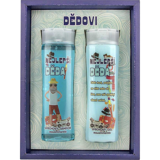 Bohemia Gifts Opa Duschgel 200 ml + Haarshampoo 200 ml, Kosmetikset für Männer