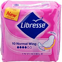 Libresse Invisible Normal Wing Intimeinsätze mit Flügeln 10 Stück