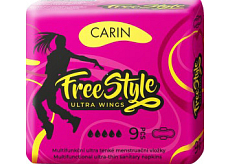 Carin Free Style ultra wings Damenbinden 9 Stk