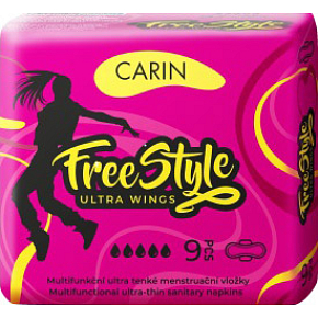 Carin Free Style ultra wings Damenbinden 9 Stk Carin Free Style ultra wings Damenbinden 9 Stk