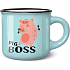 Nekupto Mini Kaffeebecher Pig Boss 100 ml