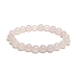 Rosenarmband elastisch Naturstein, Kugel 8 mm / 16 - 17 cm, Liebesstein