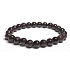 Granat-Armband elastisch Naturstein, Kugel 8 mm / 16 - 17 cm, Stein des Feuers, der Liebe