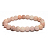 Opal rosa Armband elastischer Naturstein, Kugel 8 mm / 16-17 cm, Stein der Königin, Anziehung, weibliche Intuition und Schönheit