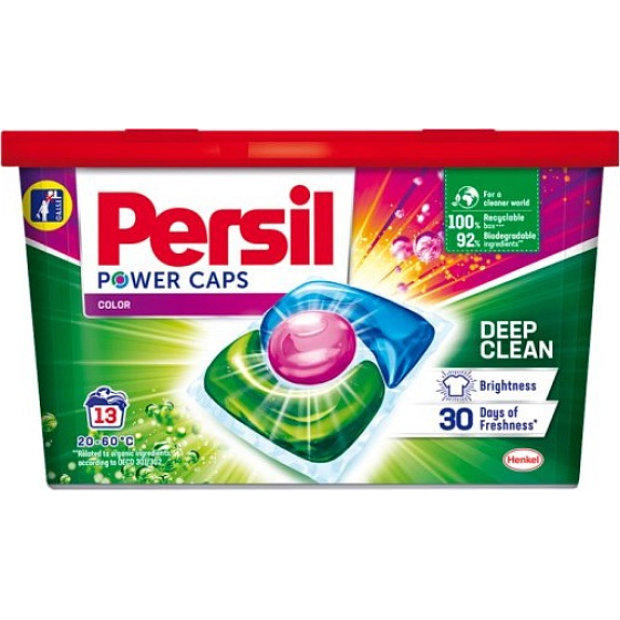 Persil Power Caps Farbkapseln zum Waschen von Buntwäsche 13 Dosen 195 g