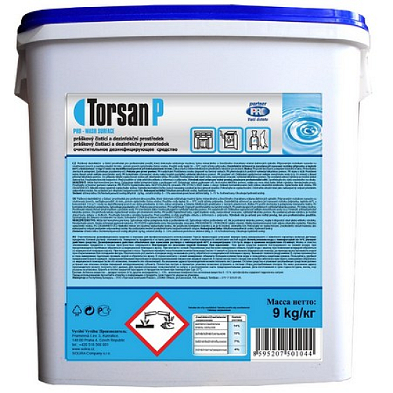 Torsan P Desinfektions- und Entfettungspulver 9 kg Eimer