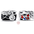 Charme Sterling Silber 925 Marvel Spiderman Kamera, Perle am Armband