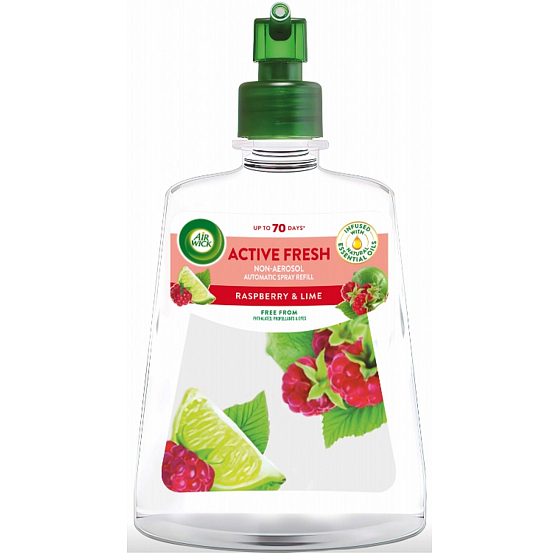Air Wick Active Fresh Himbeere und Limette automatischer Lufterfrischer Nachfüllung 228 ml