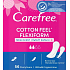 Carefree Cotton Flexiform Slipeinlagen, 56 Stück