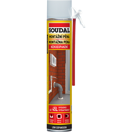 Soudal Montage-Schaum niedrigexpansiv, 750 ml