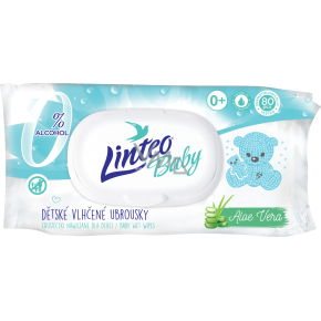 Linteo Baby Aloe Vera Feuchttücher für Kinder 80 Stück