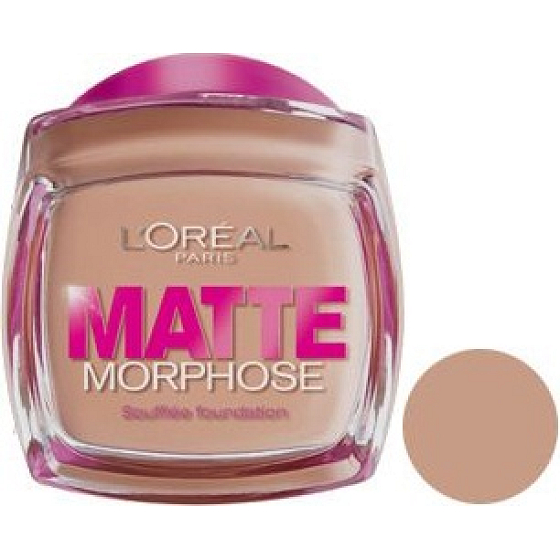 Loreal Paris Matte Morphose Soufflé Foundation Make-up 180 Rosensand 20 ml