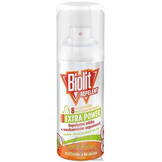 Biolit Extra Power abweisende Milch 110 ml Spray