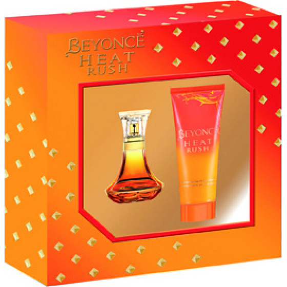 Beyoncé Heat Rush Eau de Toilette 30 ml + Körperlotion 75 ml + Duschgel 75 ml, Geschenkset