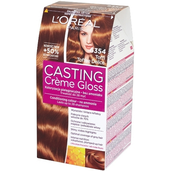 Loreal Casting Creme Gloss Haarfarbe 6354 Dark Caramel