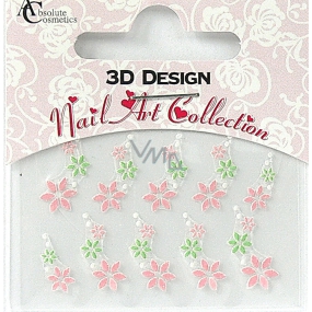 Absolute Cosmetics Nail Art 3D Nagelaufkleber 24919 1 Blatt