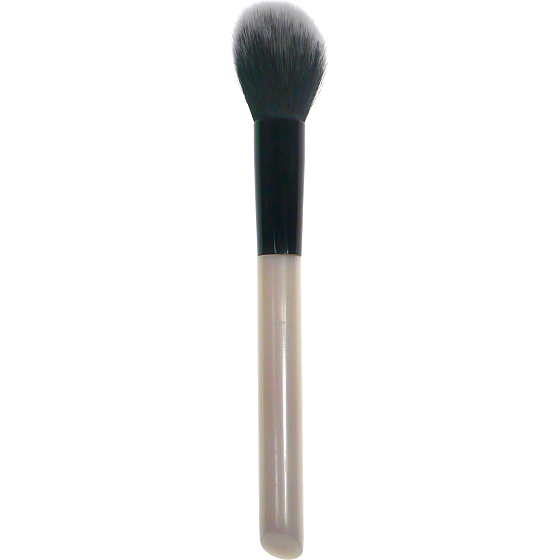 Kosmetikpinsel mit synthetischen Borsten für Puder schwarz-grau 19 cm 30700