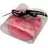 Duftende Schuhe Glycerin-Massageseife mit einem Schwamm, gefüllt mit dem Duft von Jimmy Choo Identity Parfüm in rosa und weiß 200 g