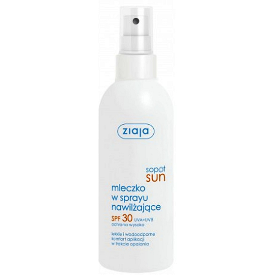Ziaja Sun SPF 30 UVA + UVB wasserfeste Feuchtigkeitslotion 170 ml